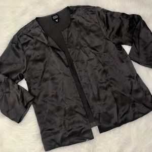 Eileen Fisher Silk Open Jacket Size Medium
